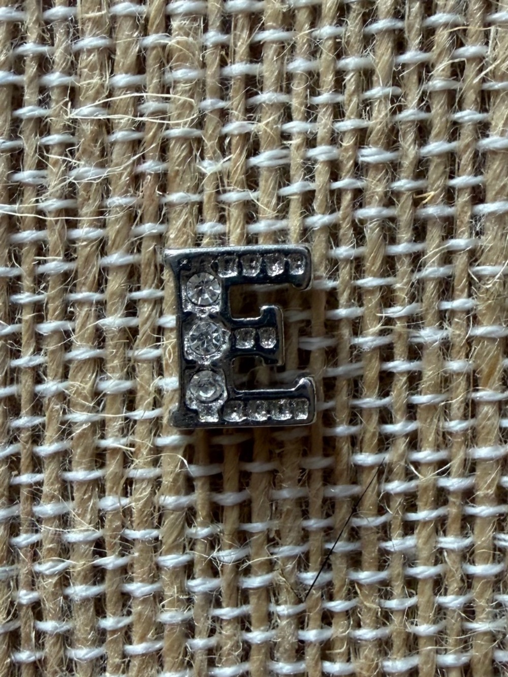Silver Letter E